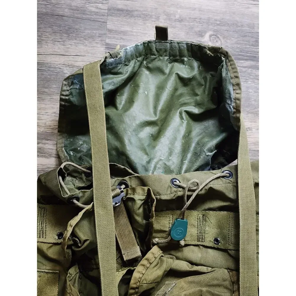 Vintage US Army Field Pack Combat LC-1 Medium Alice Backpack Metal Frame & Strap
